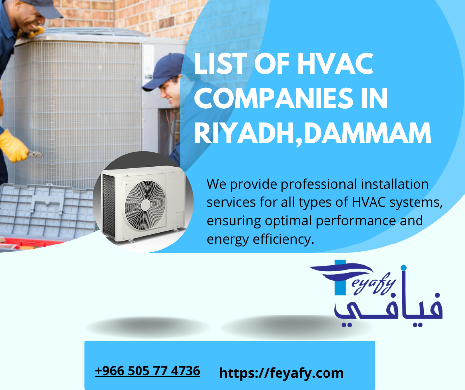 List of hvac companies in riyadh,Dammam